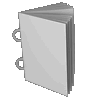 Broschüre mit Ringösen, Endformat DIN A4, 64-seitig