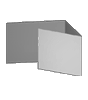 Faltblatt, gefalzt auf DIN A5 quer, 6-seiter (Wickelfalz)<br>beidseitig bedruckt (4/4 farbig + 2 Sonderfarben HKS)